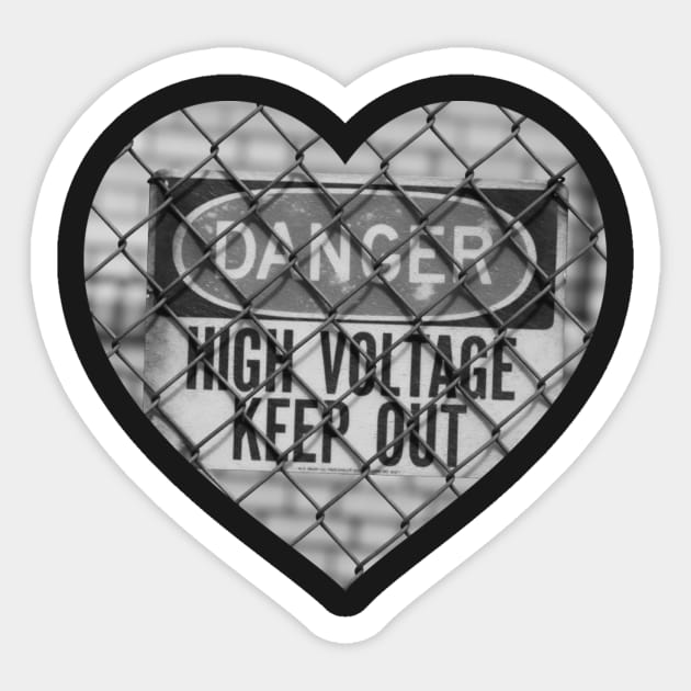 Danger: Keep Out Sticker by HeartTees